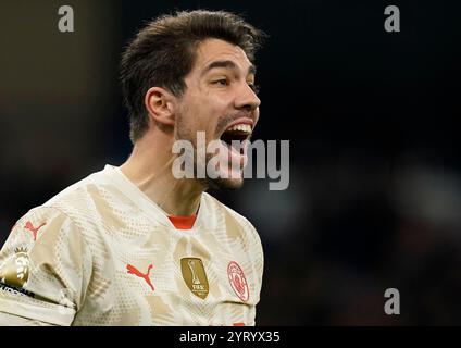 Manchester, England, 4. Dezember 2024. Stefan Ortega von Manchester City während des Premier League-Spiels im Etihad Stadium in Manchester. Der Bildnachweis sollte lauten: Andrew Yates / Sportimage Stockfoto