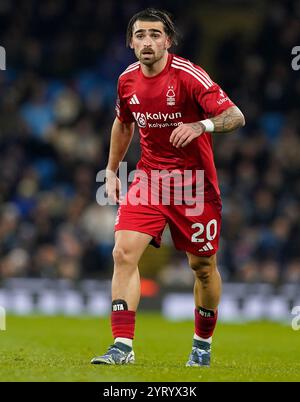 Manchester, England, 4. Dezember 2024. Jota Silva aus Nottingham Forest während des Premier League-Spiels im Etihad Stadium in Manchester. Der Bildnachweis sollte lauten: Andrew Yates / Sportimage Stockfoto