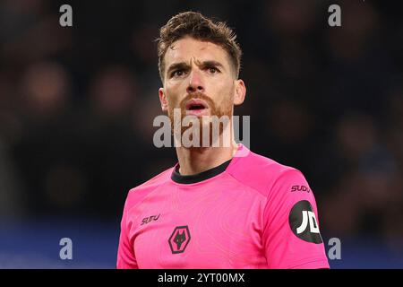 Liverpool, Großbritannien. Dezember 2024. José Sá von Wolverhampton Wanderers während des Spiels Everton FC gegen Wolverhampton Wanderers FC English Premier League im Goodison Park, Liverpool, England, Großbritannien am 4. Dezember 2024 Credit: Every Second Media/Alamy Live News Stockfoto