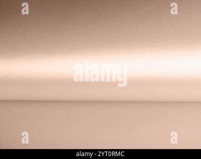 Pantone 17-1230 Mocha Mousse Papier Textur Hintergrund in weichen Braun- und Beigetönen. Stockfoto