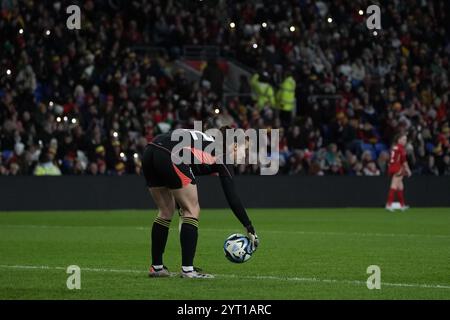 Olivia Clark, Wales / Republik Irland, Cardiff City Stadium, 29. November 2024 Stockfoto