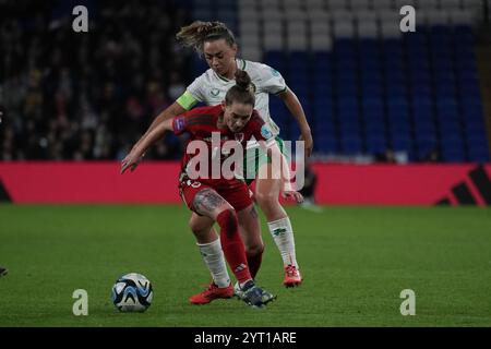 Frauen-Europameisterschaft 2025 - WEQ Play-offs Runde 2 29. November 2024, Cardiff City Stadium Stockfoto