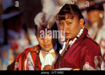 POW Wow Dancer, North American Indian Days, Browning, Blackfeet Indian Reservation, Montana, USA Stockfoto