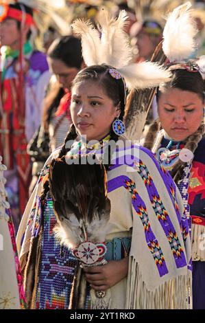 Crow Fair Indian Pow Wow, Crow Agency, Montana, USA Stockfoto