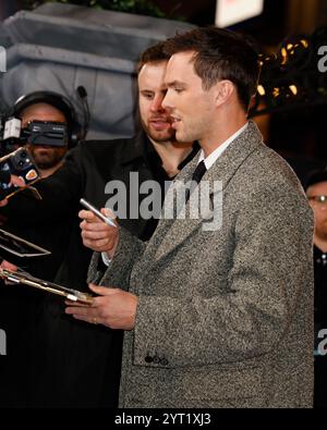 Nicholas Hoult besucht die Nosferatu UK Premiere im Odeon Luxe am Leicester Square, London. Stockfoto