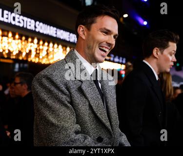 Nicholas Hoult besucht die Nosferatu UK Premiere im Odeon Luxe am Leicester Square, London. Stockfoto