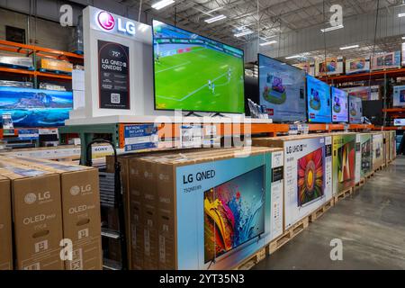 Costco Wholesale Lagerverkauf in Massachusetts, USA Stockfoto