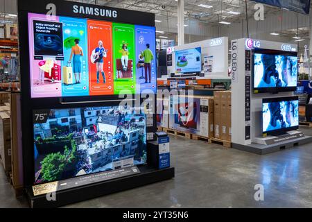 Costco Wholesale Lagerverkauf in Massachusetts, USA Stockfoto