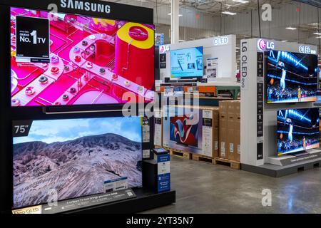 Costco Wholesale Lagerverkauf in Massachusetts, USA Stockfoto