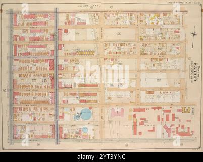 Brooklyn, Vol. 5, Double Page Plate No. 2; Part of Wards 29, Section 15 & 16; 1906 von E.B. Hyde & Co. Stockfoto