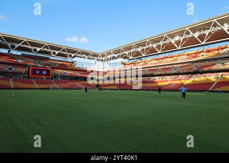 Brisbane, Australien. Dezember 2024. Brisbane, Australien, 6. Dezember 2024: Allgemeiner Blick ins Stadion vor der Isuzu Ute Ein Ligaspiels zwischen Brisbane Roar und Melbourne City FC im Suncorp Stadium in Brisbane, Australien Matthew Starling (Promediapix/SPP) Credit: SPP Sport Press Photo. /Alamy Live News Stockfoto