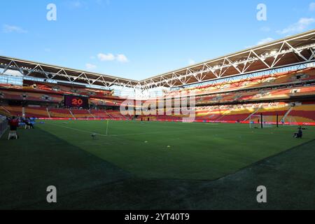 Brisbane, Australien. Dezember 2024. Brisbane, Australien, 6. Dezember 2024: Allgemeiner Blick ins Stadion vor der Isuzu Ute Ein Ligaspiels zwischen Brisbane Roar und Melbourne City FC im Suncorp Stadium in Brisbane, Australien Matthew Starling (Promediapix/SPP) Credit: SPP Sport Press Photo. /Alamy Live News Stockfoto