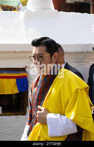Kathmandu, Nepal. 6. Dezember 2024. Jigme Khesar Namgyel Wangchuck, der König von Bhutan, besucht Kathmandu in Nepal. Quelle: Vibrant Pictures/Alamy Live News Stockfoto