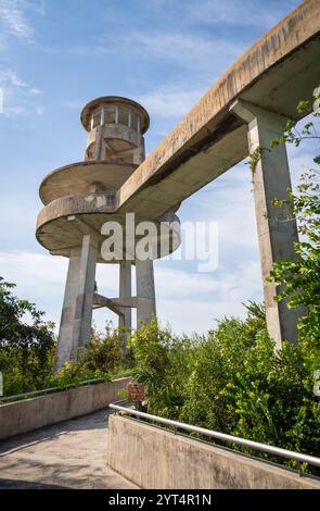 Der Aussichtsturm des Shark Valley, Everglades National Park, Florida, USA Stockfoto