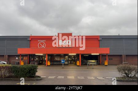 Hanley-Stoke-on-Trent, Staffordshire-Vereinigtes Königreich Dezember, 05, 2024 B und Q Heimwerkergeschäft Stockfoto