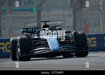 6. Dezember 2024, Yas Marina Circuit, Abu Dhabi, Formel 1 Etihad Airways Abu Dhabi Grand Prix 2024, im Bild Luke Browning (GBR), Williams Racing Stockfoto