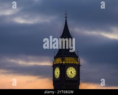 Big Ben Clock Tower, Houses of Parliament, Westminster, England, Großbritannien, GB Stockfoto