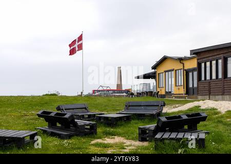 Fischräucherei und Restaurant in der Stadt Allinge auf der Insel Bornholm, Dänemark - 2. Dezember 2024 Stockfoto