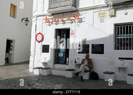 In der Altstadt von Tarifa in der Provinz Cadiz Stockfoto