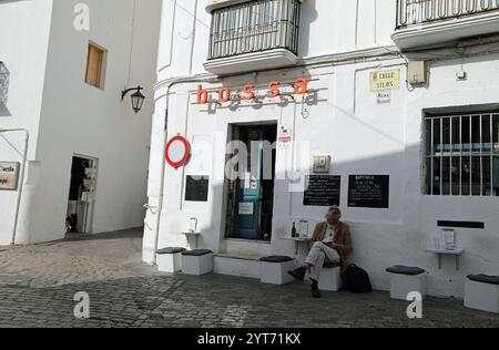 In der Altstadt von Tarifa in der Provinz Cadiz Stockfoto