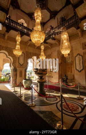 Motibaug Palace, Vadodara, Baroda, Indien Stockfoto