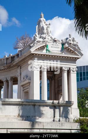 Das Jose Miguel Gomez Denkmal in La Habana, Havanna, Kuba Stockfoto