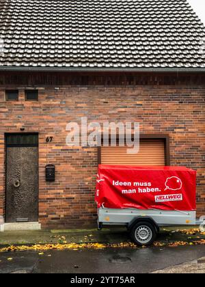 Oberhausen, Metropolregion Rhein-Ruhr, Niederrhein, Rheinland, Haus, Architektur, Ruhrgebiet, Nordrhein-Westfalen, Großstadt, Deutschland Stockfoto