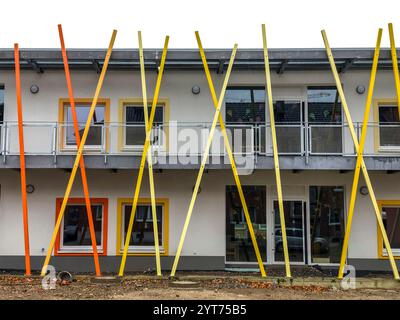 Oberhausen, Metropolregion Rhein-Ruhr, Niederrhein, Rheinland, Haus, Architektur, Ruhrgebiet, Nordrhein-Westfalen, Großstadt, Deutschland Stockfoto