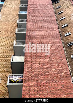 Oberhausen, Metropolregion Rhein-Ruhr, Niederrhein, Rheinland, Haus, Architektur, Ruhrgebiet, Nordrhein-Westfalen, Großstadt, Deutschland Stockfoto