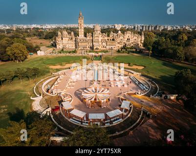 Motibaug Palace, Vadodara, Baroda, Indien Stockfoto