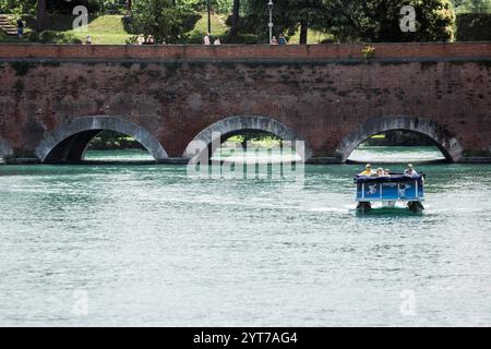 Italien, Peschiera del Garda (Verona), 26. Juni 2024: Klimawandel, auf dem Foto Hochwasser im Gardasee Foto © Matteo Biatta/Sintesi/Alamy Stock Photo Stockfoto