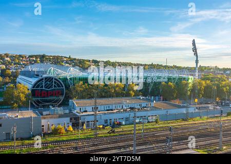 Wien, Allianz Stadion von SK Rapid Wien in 14. Penzing, Österreich Stockfoto