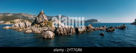 St. Nedjelja Kirche Orthodoxe Kirche in Montenegro an der Adria, Balkan Stockfoto