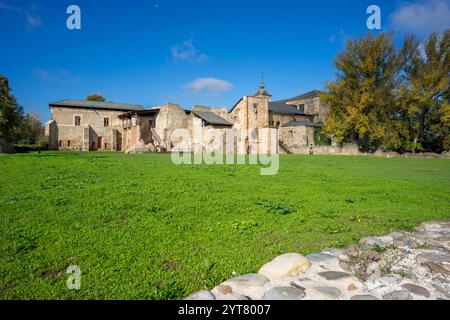 Kloster Santa María de Carracedo, 10. Jahrhundert, Carracedo del Monasterio, Region El Bierzo, Kastilien und Leon, Spanien Stockfoto