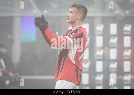 Mailand, Italie. November 2024 30. Francesco CAMARDA vom AC Milan während des italienischen Meisterschaftsspiels Serie A zwischen AC Milan und Empoli FC am 30. November 2024 im San Siro Stadion in Mailand, Italien - Foto Matthieu Mirville (F Bertani)/DPPI Credit: DPPI Media/Alamy Live News Stockfoto