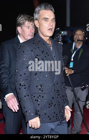 Roma, Latium. Dezember 2024. Robbie Williams während des Films Better man Red Carpet im Auditorium Parco della Musica in Rom (Italien), 6. Dezember 2024 Credit: massimo insabato/Alamy Live News Stockfoto