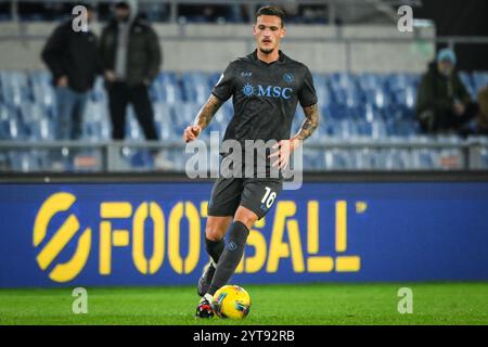 Rom, Italie. Dezember 2024. Rafa MARIN von Neapel während des italienischen Pokals, Coppa Italia, Achtelfinale des Fußballspiels zwischen SS Lazio und SSC Napoli am 5. Dezember 2024 im Stadio Olimpico in Rom, Italien - Foto Matthieu Mirville (Agostino Gemito)/DPPI Credit: DPPI Media/Alamy Live News Stockfoto