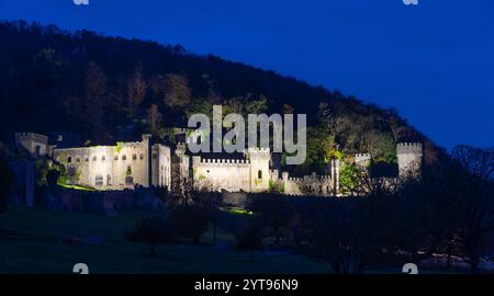 Gwrych Castle, Abergele, Nordwales. Hier im November 2024. Stockfoto