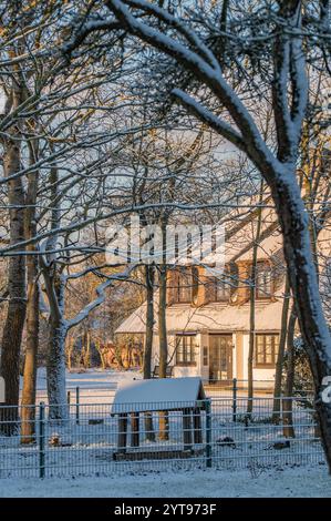 Winterwetter auf Sylt Stockfoto