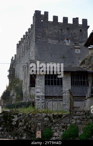 Schloss Tenno, Tenno, Trient, Trentino Südtirol, Italien, Europa Stockfoto