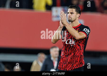 Martin Valjent während des LaLiga EA SPORTSPIELS zwischen RCD Mallorca und FC Barcelona (Maciej Rogowski) Stockfoto