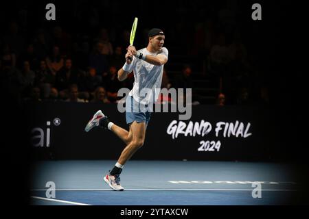 London, Großbritannien. Dezember 2024. London, England, 6. Dezember 2024: Jan-Lennard Struff von Deutschland beim UTS 2024 Grand Final in der Copperbox Arena in London, England (Alexander Canillas/SPP) Credit: SPP Sport Press Photo. /Alamy Live News Stockfoto