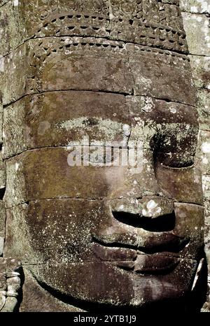 Angkor Thom, alternativ Nokor Thom, im heutigen Kambodscha gelegen, war die letzte und beständigste Hauptstadt des Khmer-Reiches. Befindet sich in SE Stockfoto