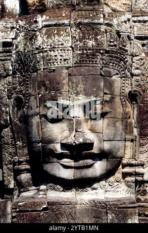 Angkor Thom, alternativ Nokor Thom, im heutigen Kambodscha gelegen, war die letzte und beständigste Hauptstadt des Khmer-Reiches. Befindet sich in SE Stockfoto