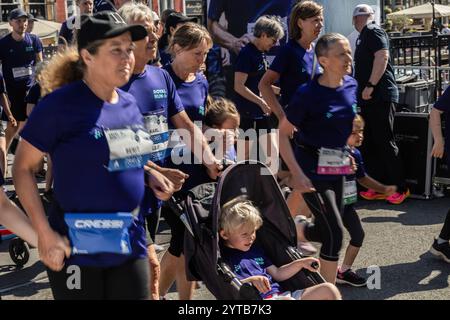 Kopenhagen, Dänemark. Mai 2024. One Mile Run während des Royal Run in Kopenhagen und bei Frederiksberg. (Credit Image: © Kristian Tuxen Ladegaard Berg/SOPA Images via ZUMA Press Wire) NUR REDAKTIONELLE VERWENDUNG! Nicht für kommerzielle ZWECKE! Stockfoto