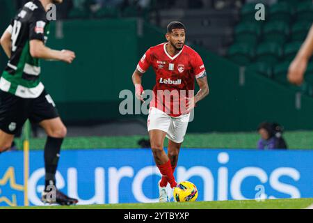 Adriano Firmino während des Liga Portugal Spiels zwischen Teams von Sporting CP und CD Santa Clara im Estadio Jose Alvalade (Maciej Rogowski) Stockfoto