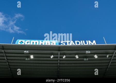 Geelong, Australien. Dezember 2024. Geelong, Australien, 7. Dezember 2024: Ein Blick in das Stadion während des internationalen Freundschaftsspiels zwischen Australien und Chinesisch Taipeh im GMHBA Stadium in Geelong, Australien. (NOE Llamas/SPP) Credit: SPP Sport Press Photo. /Alamy Live News Stockfoto