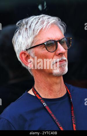 Abu Dhabi, Abu Dhabi. Dezember 2024. Damon Hill (GBR). 07.12.2024. Formel-1-Weltmeisterschaft, Rd 24, Grand Prix Von Abu Dhabi, Yas Marina Circuit, Abu Dhabi, Qualifikationstag. Das Foto sollte lauten: XPB/Alamy Live News. Stockfoto