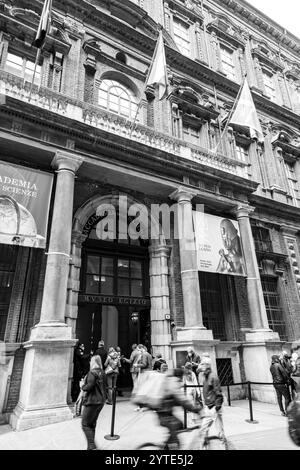 Turin, Italien - 27. MÄRZ 2022: Das Ägyptische Museum Museo Egizio ist ein archäologisches Museum, das sich auf ägyptische Archäologie und Anthropologie, V, spezialisiert hat Stockfoto