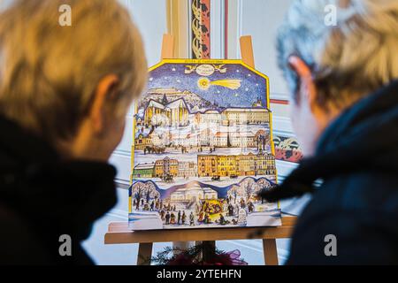 Rosice, Region Brünn. Dezember 2024. Ausstellung von Krippen im Schloss in Rosice, Region Brünn, Tschechische Republik, 7. Dezember 2024. Quelle: Patrik Uhlir/CTK Photo/Alamy Live News Stockfoto